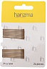 h10533-04 Harizma Невидимки 40 мм прямые 24 шт коричневые