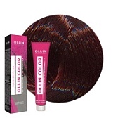 Ollin, Крем-краска для волос Color 5/5 Светлый шатен махагоновый, перманентная, 100 мл 
