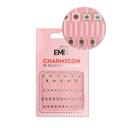 E.Mi, 3D-стикеры №106 Цепи Charmicon 3D Silicone Stickers