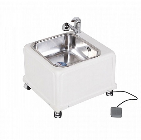 Педикюрная ванна ФП 1001 с подключением воды передвижная автоматический слив