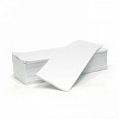 Бумага для депиляции в полосках белая 7х22 см 50 шт 