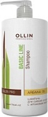 Ollin, Шампунь для сияния и блеска с аргановым маслом Basic Line, 750 мл