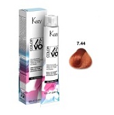 Kezy, Крем-краска Color Vivo No Ammonia 7.44 Блондин медный интенсивный  “тон в тон”, 100 мл