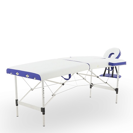 Складной массажный стол JF AL01A NEW двухсекционный алюминиевый