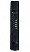 OLLIN / STYLE Лак для волос ультрасильной фиксации без отдушки 400мл