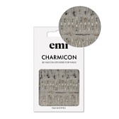 E.Mi, 3D-стикеры №231 Цветы и фразы Charmicon 3D Silicone Stickers