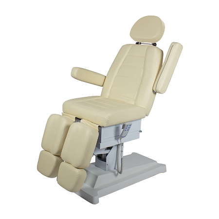Педикюрное кресло Сириус 09 Pro двухмоторное с регулируемым подголовником