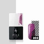 POLE / Цветной гель-лак "POLE" №203 - розовый топаз 8 мл