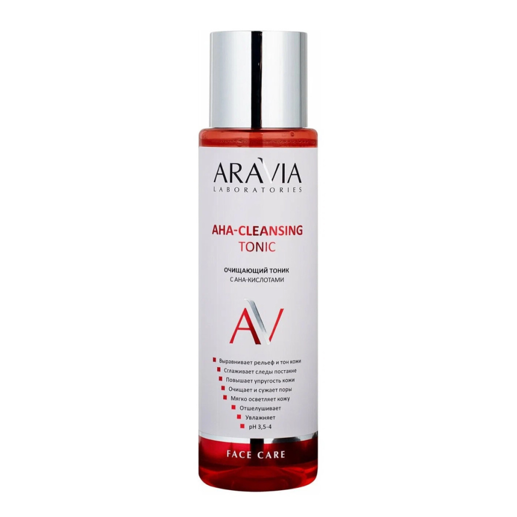 ARAVIA Laboratories, Очищающий тоник с AHA-кислотами AHA-Cleansing Tonic, 250 мл