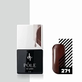 POLE / Цветной гель-лак "POLE" №271 - швейцарский шоколад 8 мл