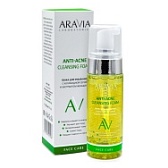 ARAVIA Laboratories, Пенка для умывания с коллоидной серой и  женьшенем Anti-Acne Cleansing, 150 мл