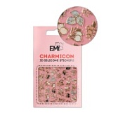 E.Mi, 3D-стикеры №137 Веточки и ягоды Charmicon 3D Silicone Stickers