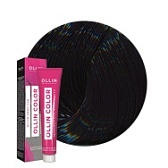 Ollin, Крем-краска для волос Color 1/0 Иссиня-черный, 60 мл