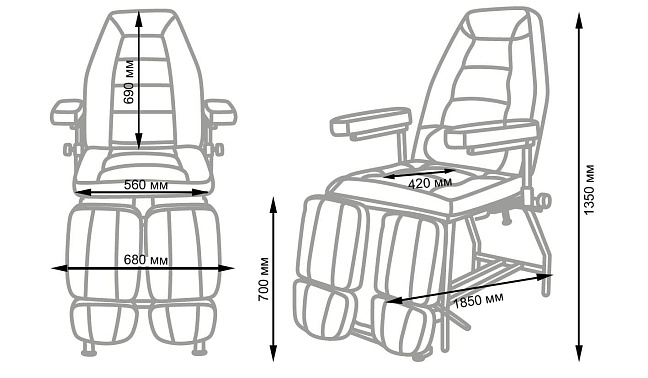 Педикюрное кресло СП Оптима выводится из ассортимента
