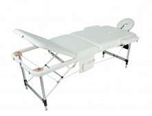 Складной массажный стол JF AL01A трехсекционный алюминиевый