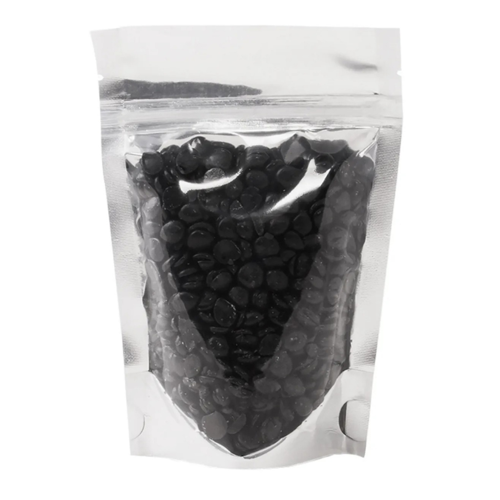 Пленочный воск для депиляции черный EXTRA Quality Film Wax в гранулах 100 гр