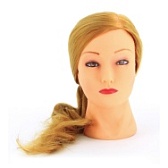 DEWAL, Голова учебная "Блондинка", протеиновые волосы 50-60 см