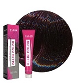 Ollin, Крем-краска для волос Color 5/22 Светлый шатен фиолетовый, перманентная, 100 мл 
