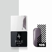POLE / Цветной гель-лак "POLE" №105 - элегантный серый 8 мл