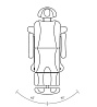 Косметологическое кресло TELLA MK 145 четырехмоторное поворот на 180° ножное управление