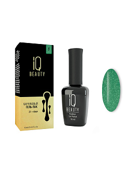 IQ,  Каучуковый гель-лак с кальцием №124 Be in aventurine , 10 мл