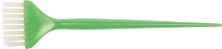 DEWAL, Кисть для окрашивания зеленая, с белой прямой щетиной 45 мм