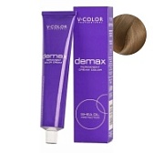 V-Color, Краска для волос Demax 8.73 Светло-русый Шоколадно-золотистый , 60 мл