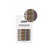 E.Mi, 3D-стикеры №206 Цветные полосы Charmicon 3D Silicone Stickers