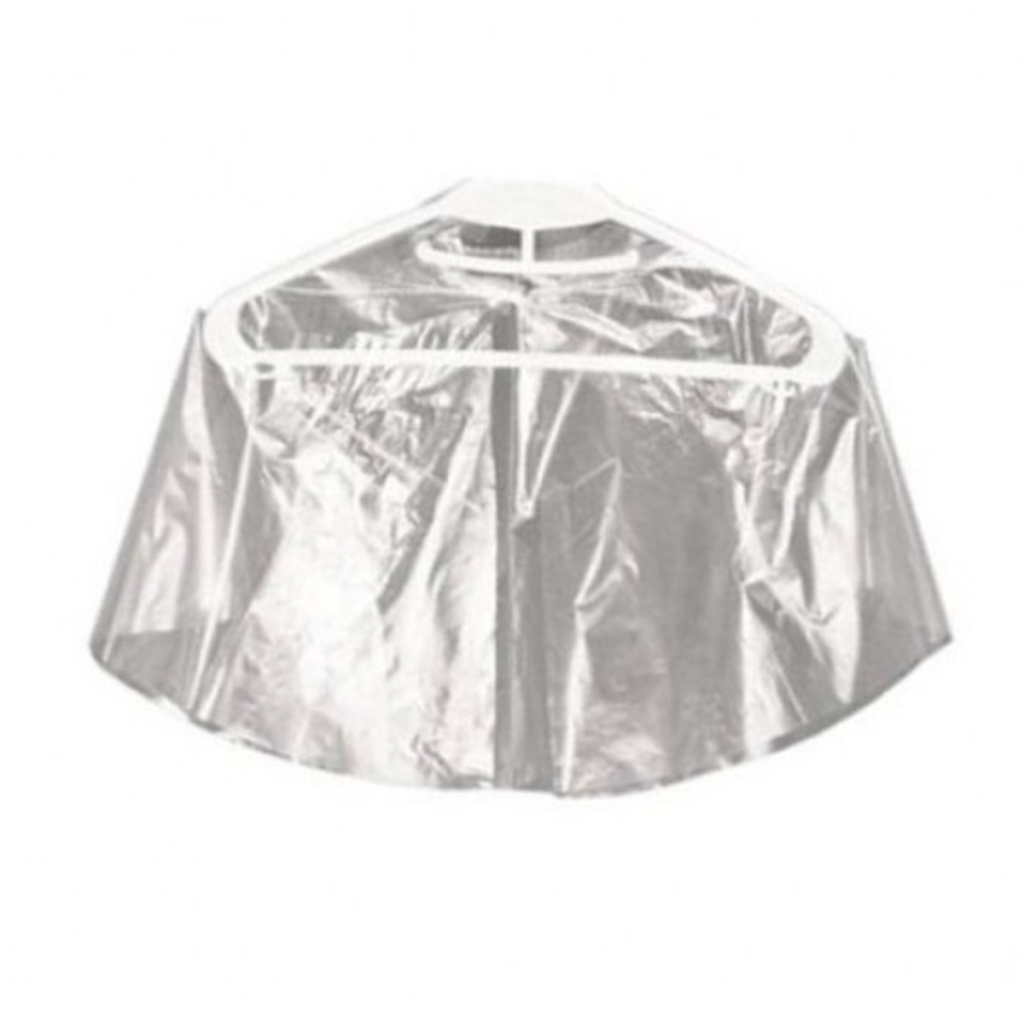 Пелерина для парикмахеров на завязках п э М20 (Прозрачные) 50 шт упк