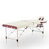 Складной массажный стол JFAL01A 2-х секционный алюминиевый