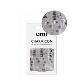 E.Mi, 3D-стикеры №197  Цветные смайлы Charmicon 3D Silicone Stickers