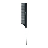 DEWAL, Расческа рабочая "Эконом" с пластиковым хвостиком,черная, 20,5 см