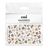 E.Mi, Слайдер-дизайн №92 Осенние листья Naildress Slider Design