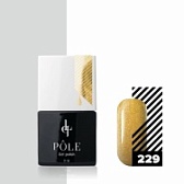 POLE / Цветной гель-лак "POLE" №229 - золотой слиток 8 мл