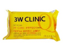 3W CLINIC, Мыло с коэнзимом Антивозрастное Q10 Dirt Soap, 150 гр.
