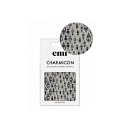 E.Mi, 3D-стикеры №214  Фигурные узоры Charmicon 3D Silicone Stickers