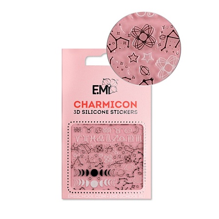 E.Mi, 3D-стикеры №126 Созвездия зодиака Charmicon 3D Silicone Stickers