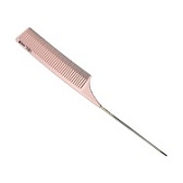 VEIL-HAIR, Расчёска для мелирования VEIL, с металлическим хвостиком, розовая